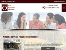 Tablet Screenshot of ocalapsychiatricassociates.com